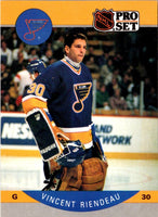 1990 Pro Set Vincent Riendeau #270 Rookie