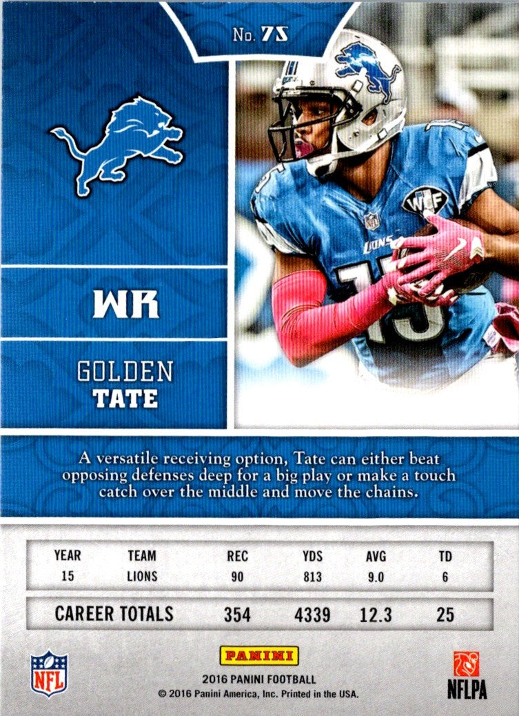 2016 Panini Golden Tate