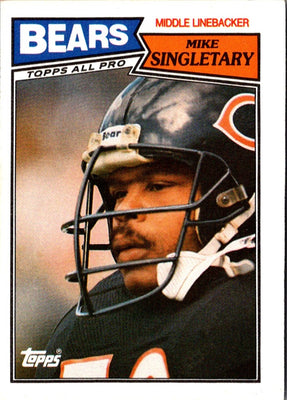 1987 Topps American/UK Mike Singletary #15