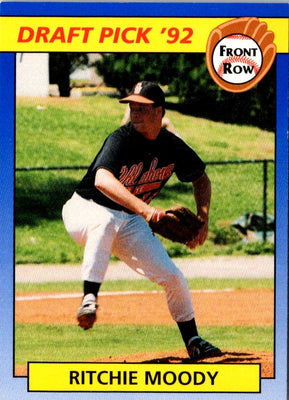 1992 Front Row Draft Picks Ritchie Moody #79