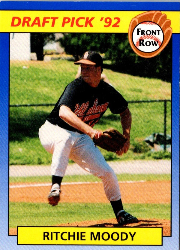 1992 Front Row Draft Picks Ritchie Moody #79