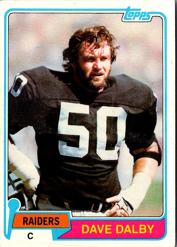1981 Topps Dave Dalby #449
