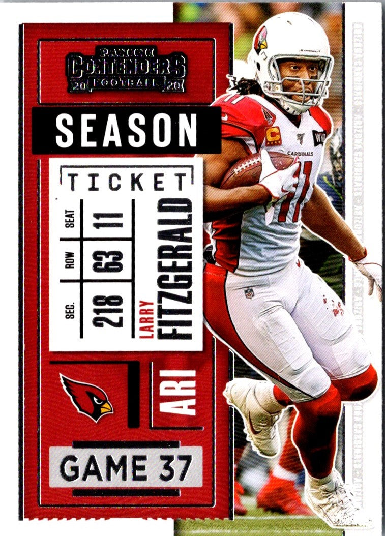 2020 Panini Contenders Red Zone Larry Fitzgerald