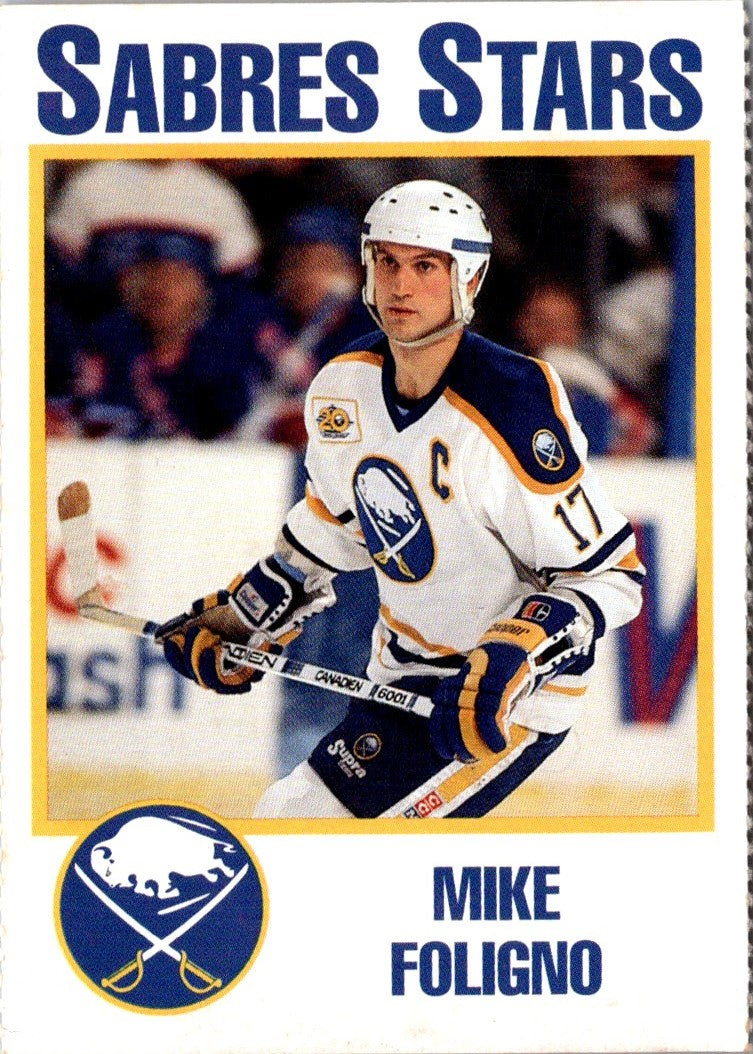 1993 NOCO Buffalo Sabres Mike Foligno