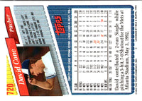 1993 Topps Gold David Cone #720