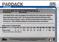 2019 Topps Update Chris Paddack #US263 Rookie