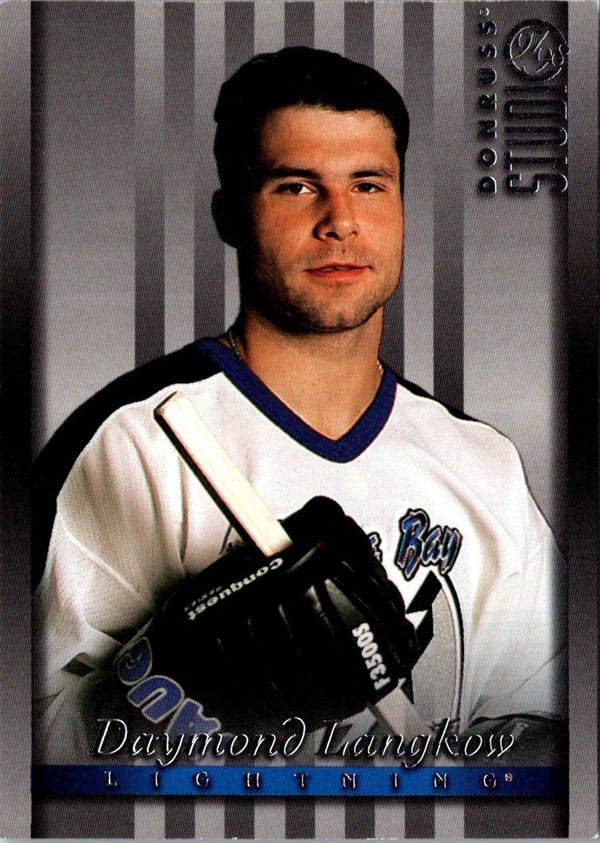1997 Donruss Limited Fabric of the Game Daymond Langkow #48