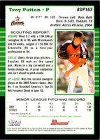 2005 Bowman Chrome Draft Picks & Prospects Troy Patton #BDP163