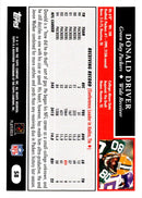 2005 Topps Donald Driver
