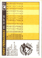 1987 Fleer Award Winners Tony Fernandez #12