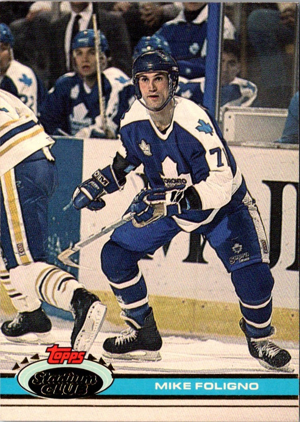 1991 Stadium Club Mike Foligno #29