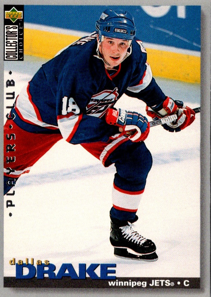 1995 Collector's Choice Player's Club Dallas Drake