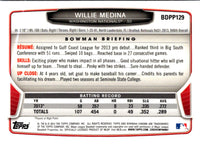 2013 Bowman Draft Picks & Prospects Chrome Willie Medina #BDPP129