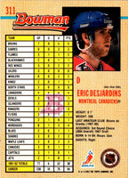 1992 Bowman Eric Desjardins #311