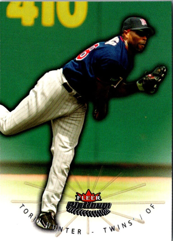 2005 Fleer Platinum Torii Hunter #99