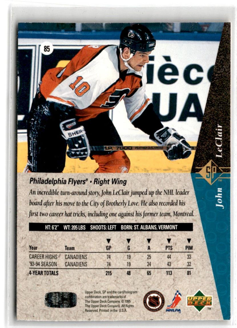 1994 SP Die Cut John LeClair