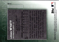 2020 Bowman Platinum Top Prospects Logan Wyatt #TOP-41