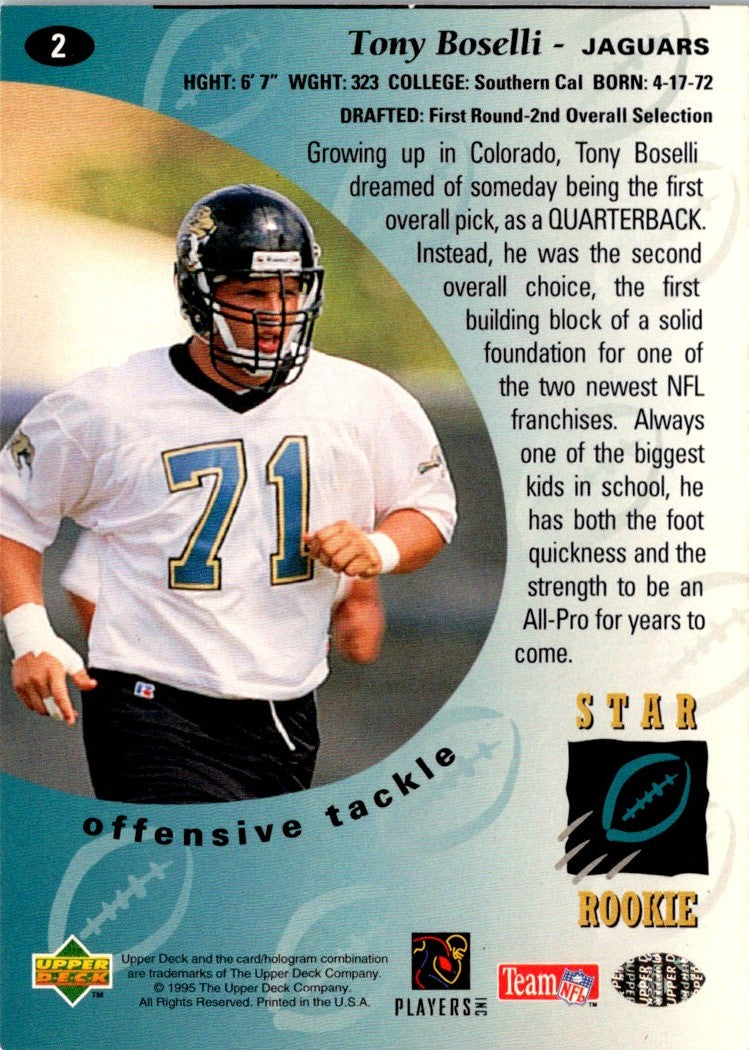 1995 Upper Deck Tony Boselli