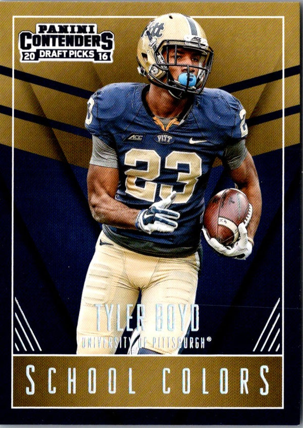 2016 Panini Contenders Draft Picks School Colors Tyler Boyd #12