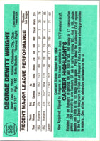 1984 Donruss George Wright #525