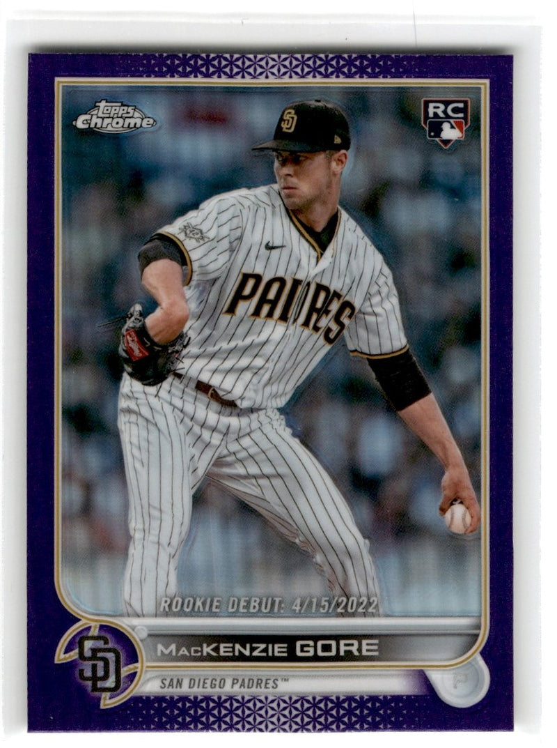 2018 Topps Chrome MacKenzie Gore