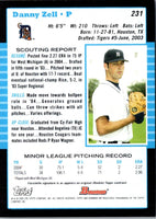 2005 Bowman Danny Zell #231 Rookie
