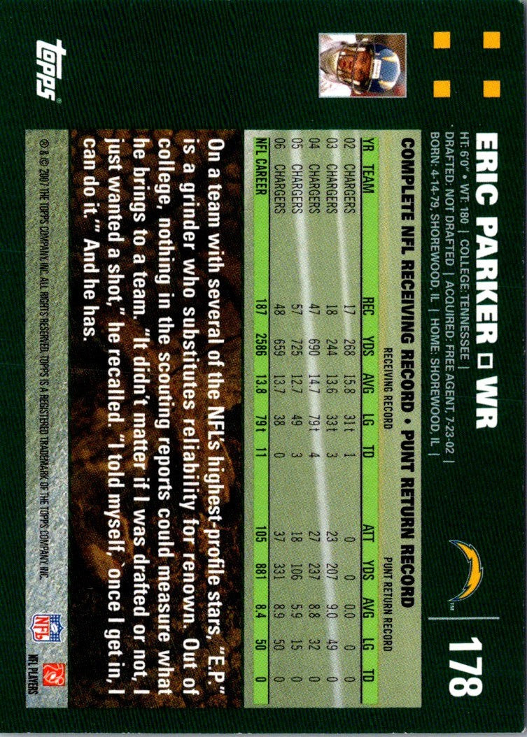 2007 Topps Eric Parker