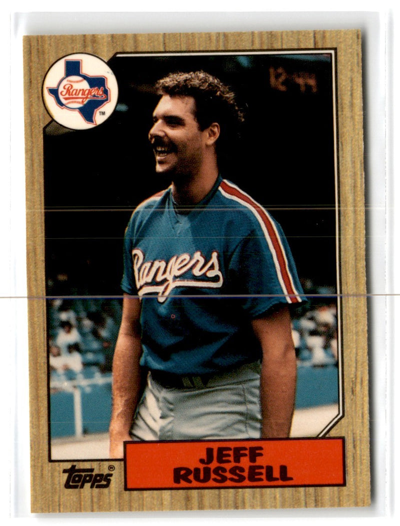 1987 Topps Tiffany Jeff Russell