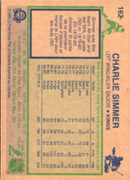 1983 O-Pee-Chee Charlie Simmer #162