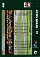 2007 Topps Corey Dillon
