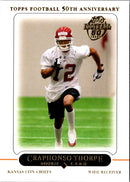 2005 Topps 50th Anniversary Rookies Craphonso Thorpe