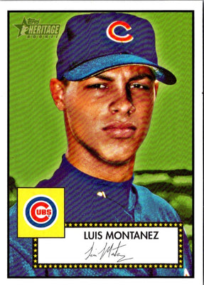 2001 Topps Heritage Lou Montanez #95 Rookie