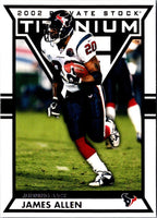 2002 Pacific Private Stock Titanium James Allen #40