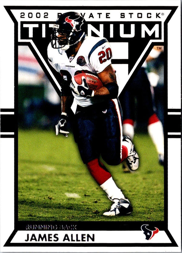 2002 Pacific Private Stock Titanium James Allen #40