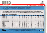 2019 Topps Addison Reed #193