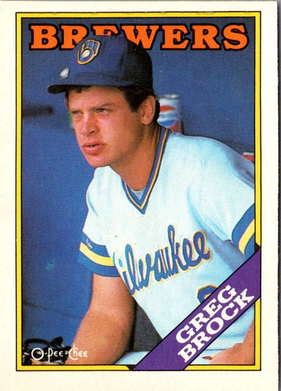 1988 Topps Greg Brock #212