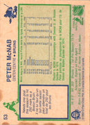 1983 O-Pee-Chee Peter McNab