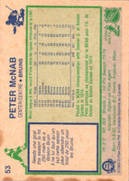1983 O-Pee-Chee Peter McNab #53