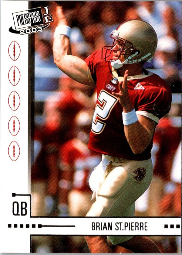 2003 Press Pass JE Brian St. Pierre #37