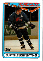 1990 Topps Curtis Leschyshyn #216 Rookie