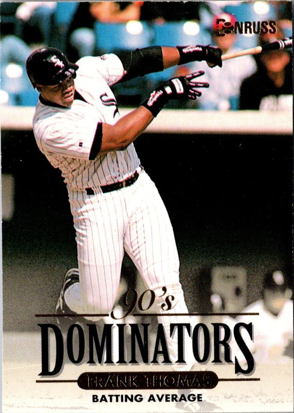 1994 Donruss 90's Dominators Batting Average Frank Thomas #2