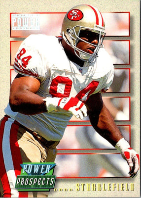 1993 Pro Set Power Update Prospects Gold Dana Stubblefield #PP44