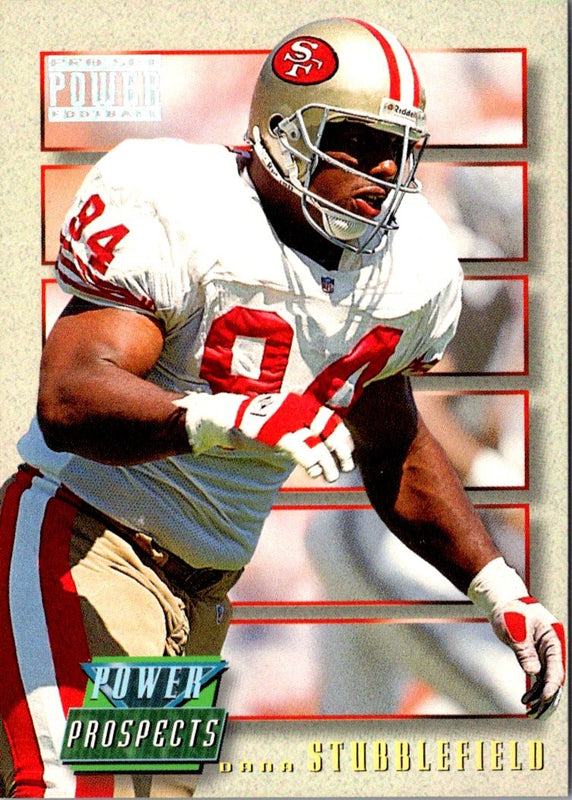 1993 Pro Set Power Update Prospects Gold Dana Stubblefield #PP44