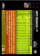 2007 Topps Chrome Jeff Francis