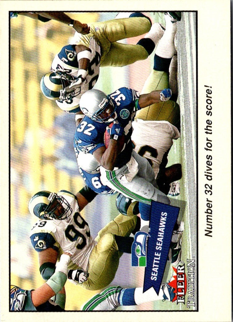 2001 Fleer Tradition Seattle Seahawks