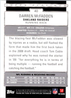 2009 Topps Platinum Darren McFadden #40
