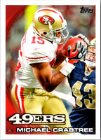 2010 Topps Michael Crabtree #222