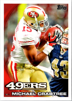 2010 Topps Michael Crabtree #222