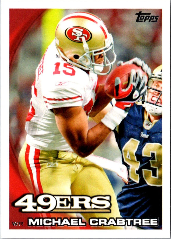 2010 Topps Michael Crabtree #222