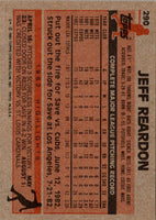 1983 Topps Jeff Reardon #290 EX